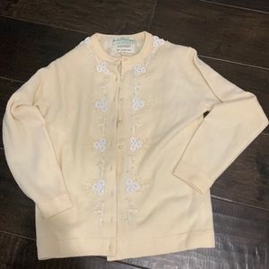 Vintage Marshall Field & Company angora and lambswool Cardigan